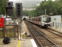 E90 leading a southbound e.m.u. set.