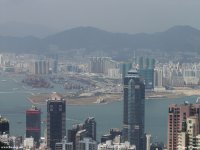 Looking at Kowloon (Underwater tunnel and dredgers) 