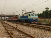 SS8-0135 with a northbound passenger train.