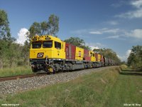 Coal loads on the Moura line approaching Gladstone.