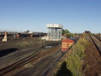 Water tank & siding.