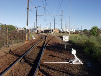 Electric loco depot lead.