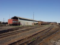 Diesel depot viewing east side.