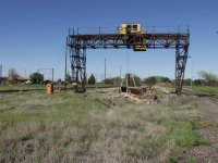 Ash pit gantry.