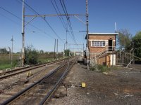 Signal cabin.