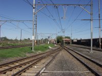 Goods yard next to diesel shed.