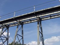 View of coal stage structural steel.