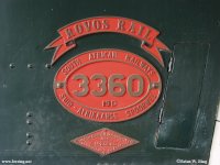 19D-3360, Rovos Cab Plate