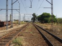 Looking into east end of yard. .