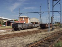 Looking at East end of shed, North side .