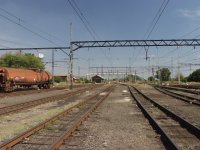 Reaching the end of the block of tank wagons.