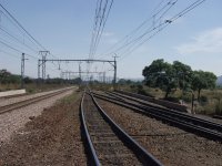 Looking westward toward signal cabin and wye.