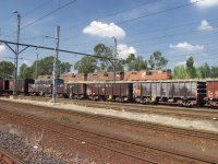 Goods train going westward toward Hercules.