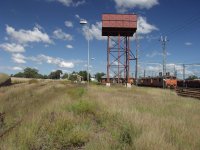 Water tower.