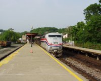 Amtrak train #294, Ethan Allen Express, Peekskill, NY.